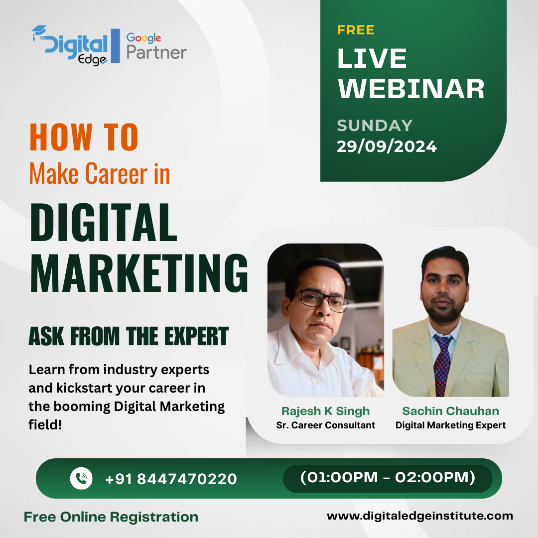 Team of experts for Digital Marketing course in Noida