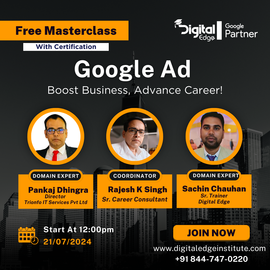 Team of experts for Digital Marketing course in Noida